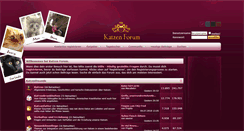 Desktop Screenshot of katzen-forum.de