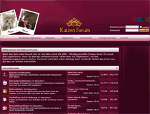 Tablet Screenshot of katzen-forum.de